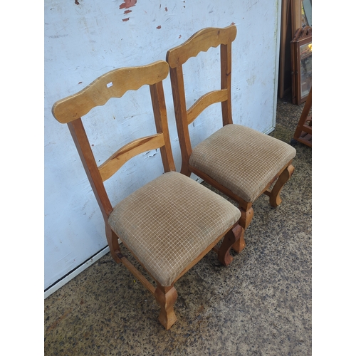 559 - Pair of Pine Dining Chairs