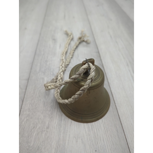 152 - Brass Bell with Rope Handle
