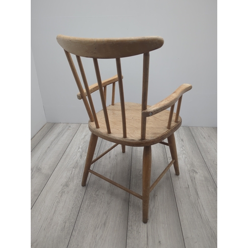 405 - Oak Spindle Back Chair