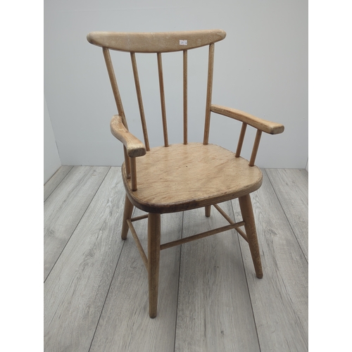 405 - Oak Spindle Back Chair