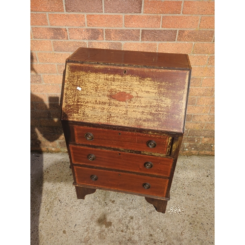 415 - Reproduction Mahogany Bureau