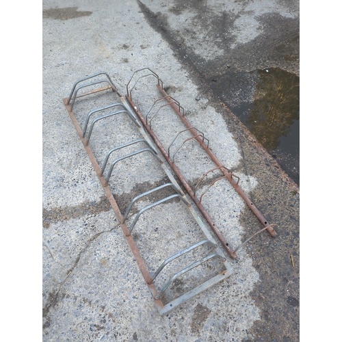 74 - Lot of 2 Metal Bike Racks