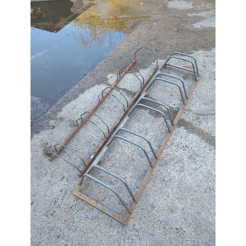 74 - Lot of 2 Metal Bike Racks