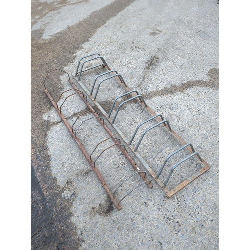 74 - Lot of 2 Metal Bike Racks