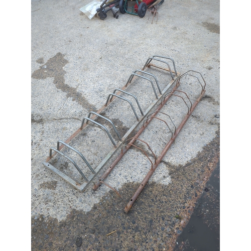 74 - Lot of 2 Metal Bike Racks