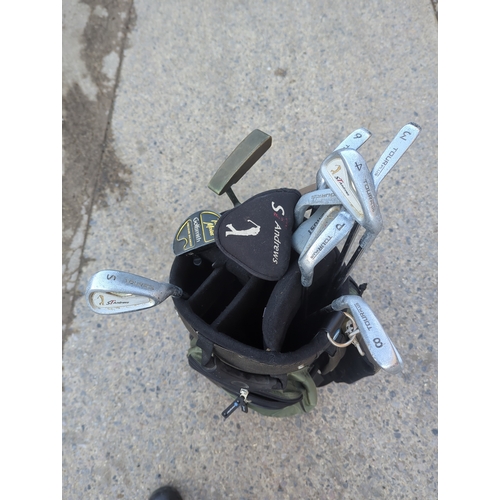 85 - Bundle of Golf Clubs including St Andrews Tour Plus