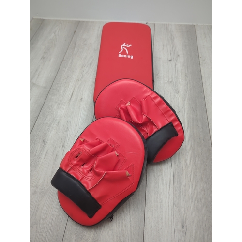 110 - Hardcastle Boxing Pads and Kick Shield Set