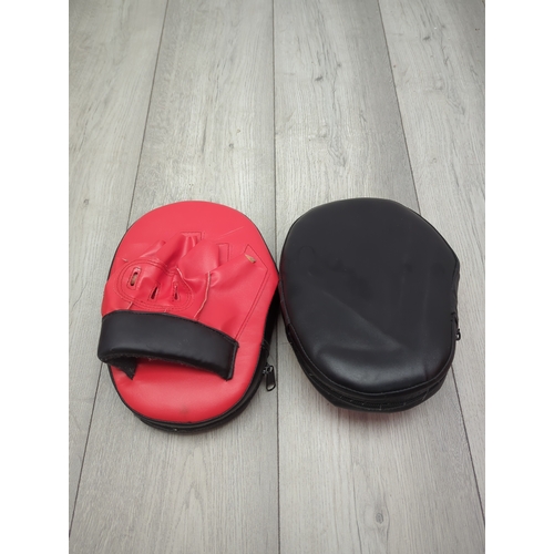 110 - Hardcastle Boxing Pads and Kick Shield Set