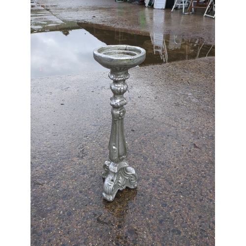 273 - Ornate Plaster Plant Stand