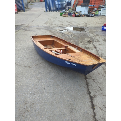 92 - Blue Boy Wooden Dinghy