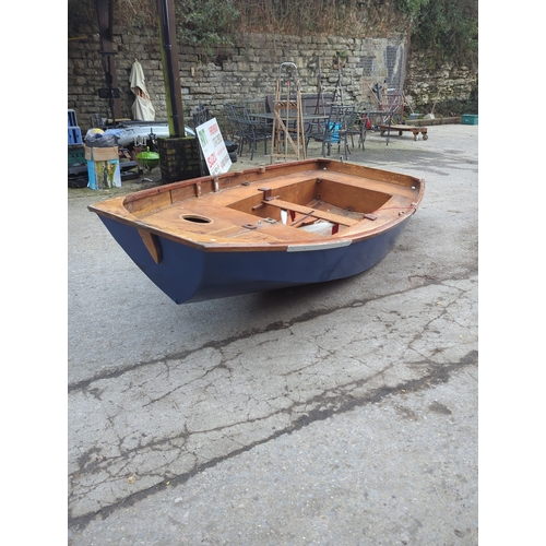 92 - Blue Boy Wooden Dinghy