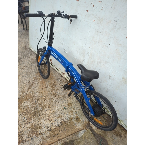 114 - Powabyke E-610 Folding Bicycle - No Battery
