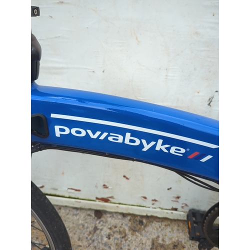 114 - Powabyke E-610 Folding Bicycle - No Battery