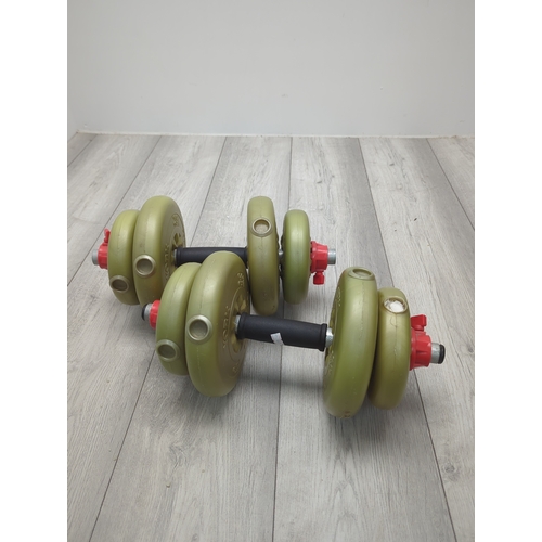 11 - York Adjustable Dumbbell Set