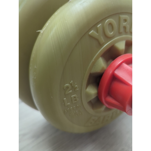 11 - York Adjustable Dumbbell Set