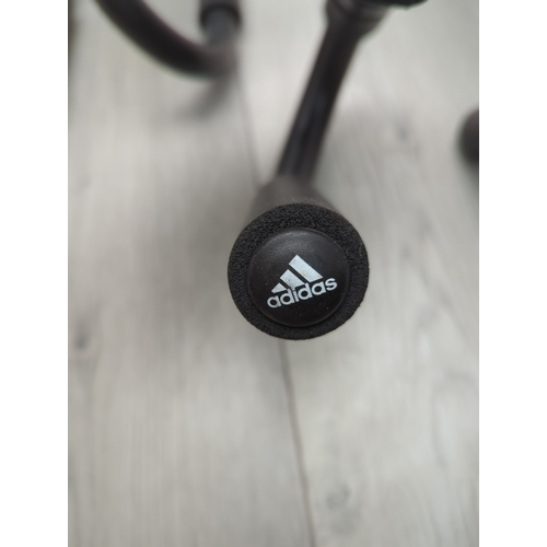 20 - Selection of exercise equipment including Adidas push-up bars
