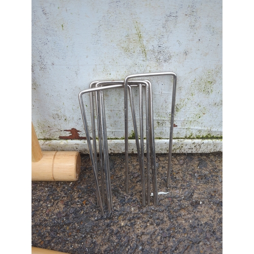 25 - Bundle of Croquet Set Equipment