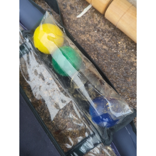 25 - Bundle of Croquet Set Equipment