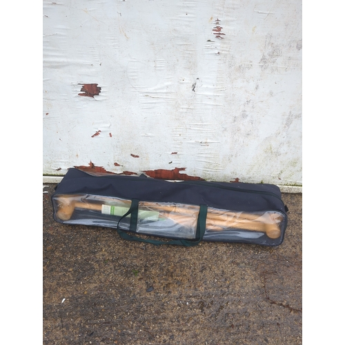25 - Bundle of Croquet Set Equipment