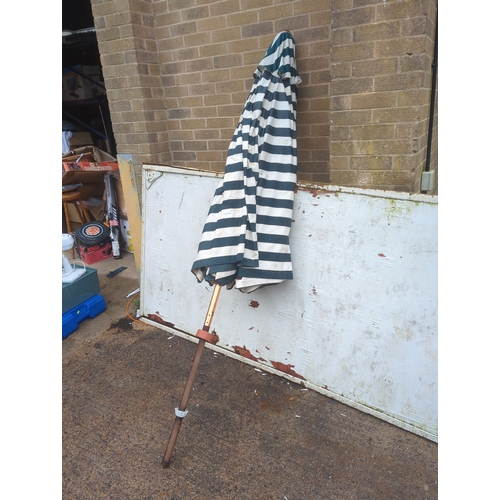 30 - Striped Patio Umbrella