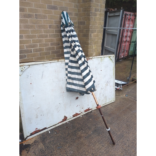 30 - Striped Patio Umbrella