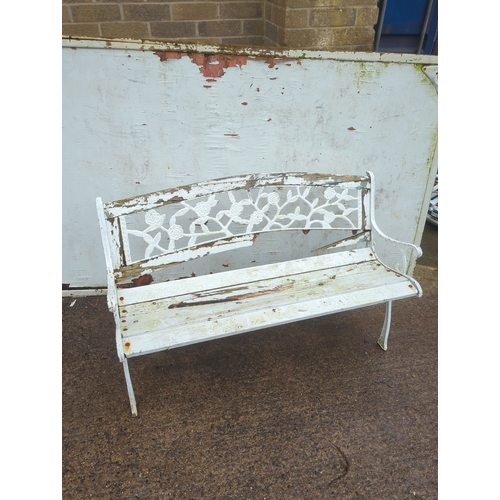 45 - Decorative Metal Garden Bench