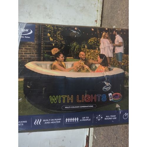 56 - CleverSpa Belize Hot Tub with Lights