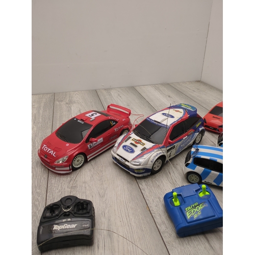 Lot of Remote-Controlled Cars and Accessories
