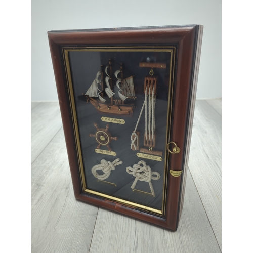 Shadow Box with Nautical Display