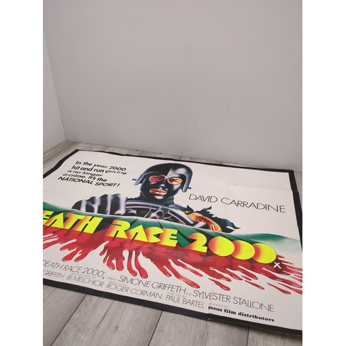 2138 - Genuine Original Death Race 2000 Poster