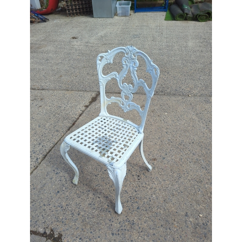 29 - Decorative Metal Garden Chair