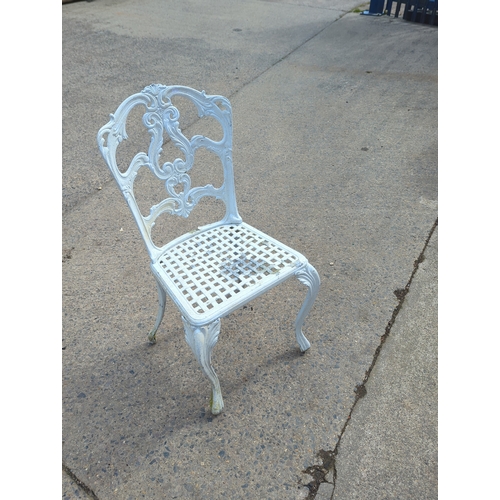 29 - Decorative Metal Garden Chair