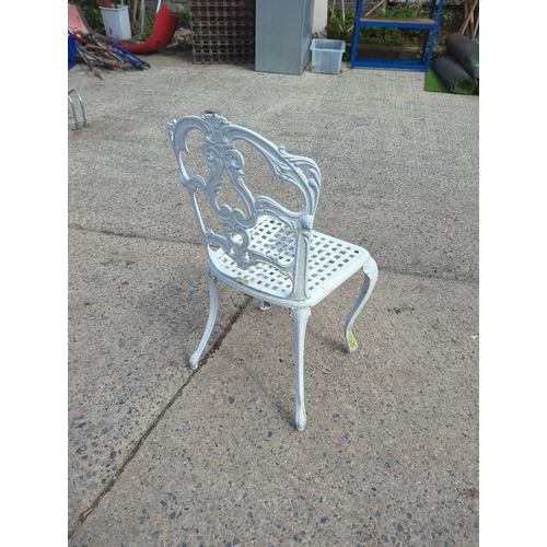 29 - Decorative Metal Garden Chair
