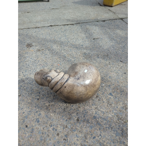 44 - Ceramic Hippo Garden Ornament