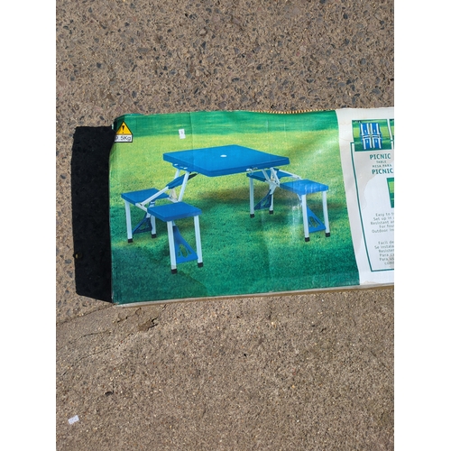 361 - Picnic Foldable Table and Chairs Set
