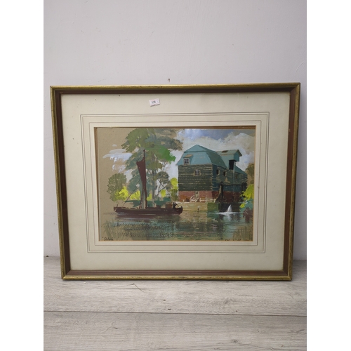 2091 - Framed Watercolour Painting by 