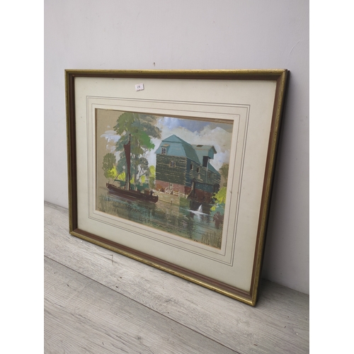 2091 - Framed Watercolour Painting by 