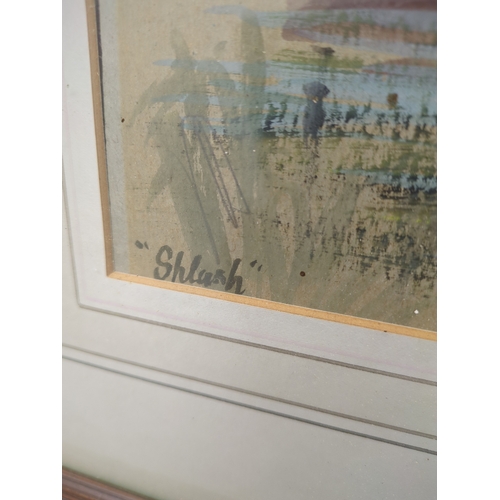 2091 - Framed Watercolour Painting by 