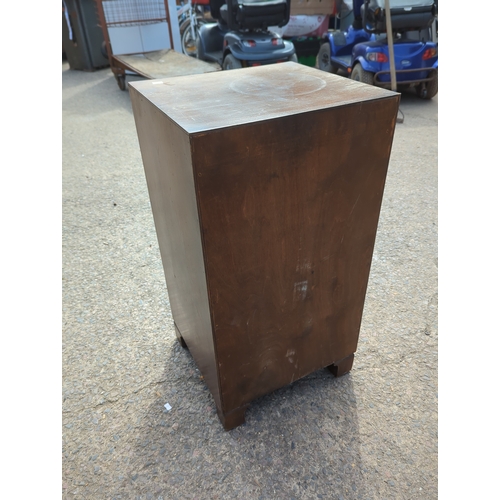 408 - Oak Small Cabinet with Drawer and Doors