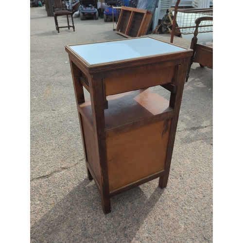 425 - Oak Side Table with Drawer