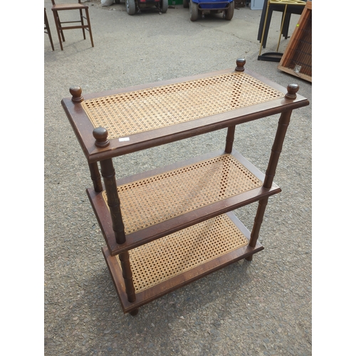 428 - Bamboo Three-Tier Side Table