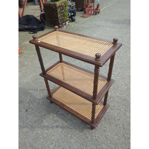 428 - Bamboo Three-Tier Side Table