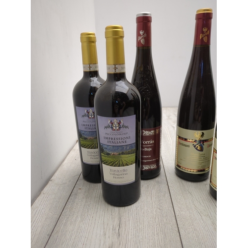 2074 - Lot of Various Wine Bottles including Piccini Impressioni Italiane