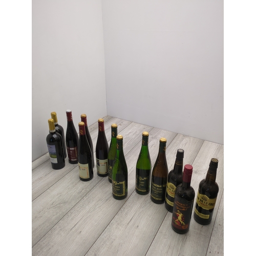 2074 - Lot of Various Wine Bottles including Piccini Impressioni Italiane