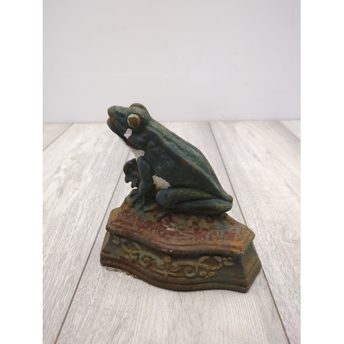 203 - Cast Iron Frog Door Stop
