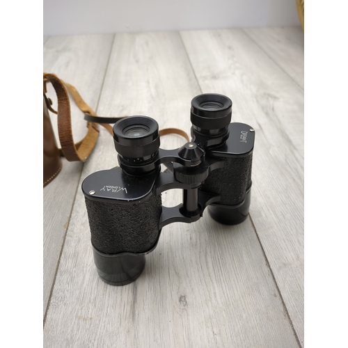 200 - Wray London Defiant 10x35 Binoculars with Case