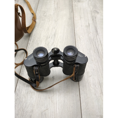 200 - Wray London Defiant 10x35 Binoculars with Case