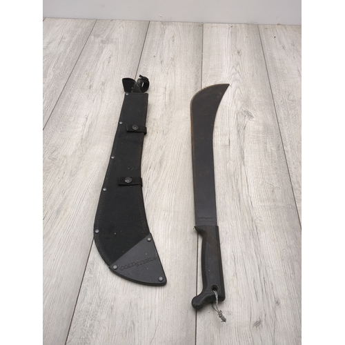 217 - Cold Steel South Africa Machete with Sheath