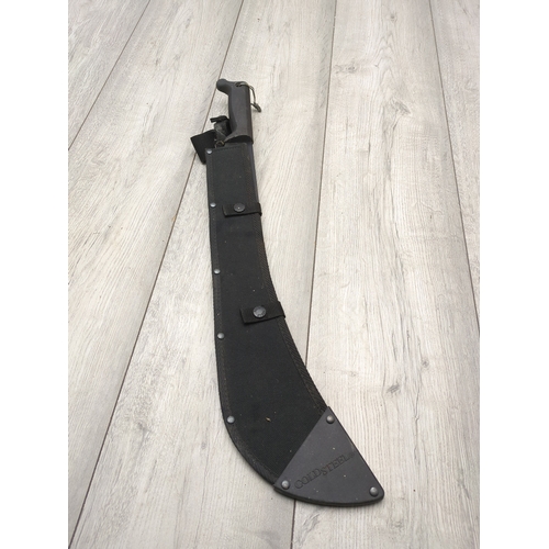 217 - Cold Steel South Africa Machete with Sheath