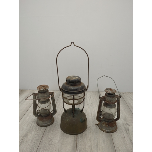 218 - Selection of Tilley and Hurricane Lanterns